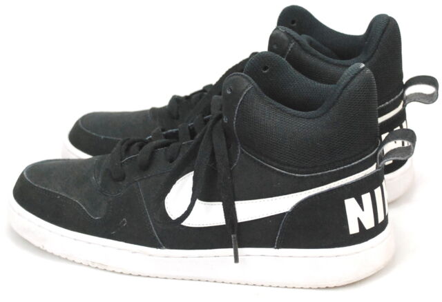 nike court borough black and white