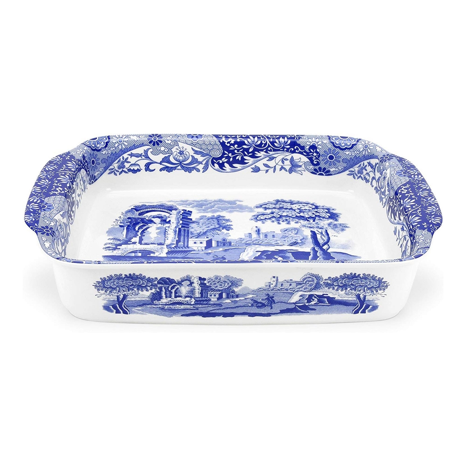 Spode Blue Italian Brocato 12-Piece Dinnerware Set