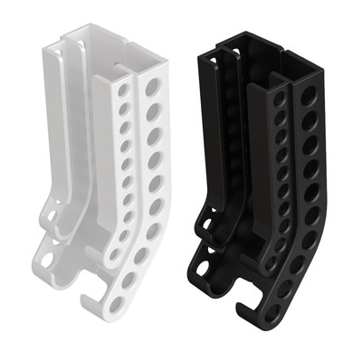 Battery Organizer Wall Mount Storage Holder Rack For 10 AA & 10 AAA Batteries 
