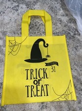 Lot of 4 Halloween Candy Trick Or Treat Bags