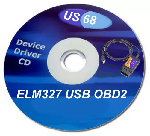 kort debitor effektiv DRIVER CD DISK SOFTWARE DVD . V1.5 ELM327 OBD2 USB DIAGNOSTIC SCANNER #US68  | eBay