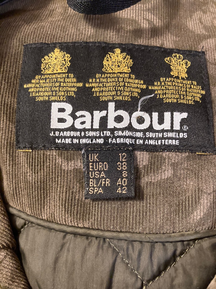 Barbour Women US Size 8 “A-Line New Hampshire” Skykoil Waxed Barbour Women US Size 8 “A-Line New Hampshire” Skykoil Waxed