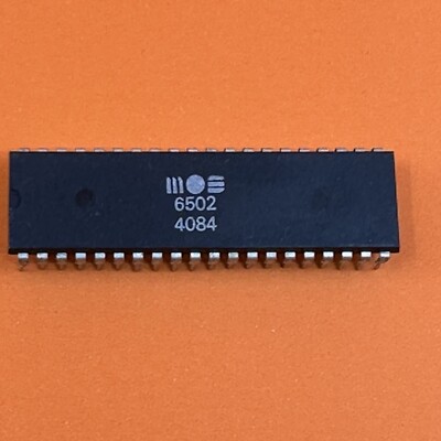 MOS 6502 CPU for Commodore VIC-20 / 1541 / Apple II / Oric/1 / BBC Working