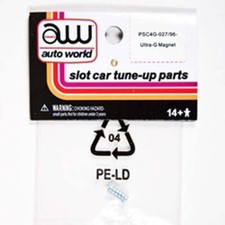 NEW Auto World 4Gear Chassis Tuneup Parts Ultra-G Magnet 6pc Ho Slot Car