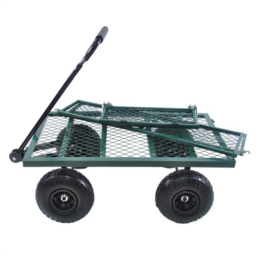 Wagon Cart Garden Cart Trucks Utility Cart Folding Outdoor Wagon Heavy Duty - Picture 11 of 11