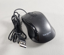 Targus Optical Wired Mouse Black Model AMU660 - Tested - Works