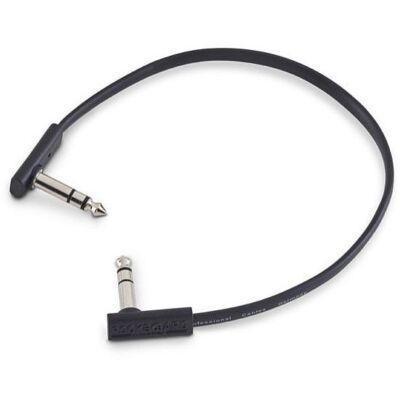 Patchkabel RockBoard Flat TRS Cable Black 30 cm Patch Kabel NEU