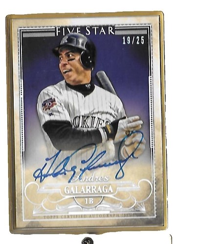 ANDRES GALARRAGA COLORADO ROCKIES 1993 TOPPS STADIUM CLUB BASEBALL
