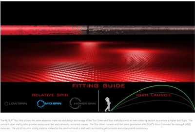 BRAND NEW ALDILA TOUR RED ATX 55 SENIOR A DRIVER SHAFT .335 46