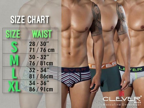 Clever Brief FreeDom Low Rise Briefs Green 5028 14 - Imagen 6 de 7