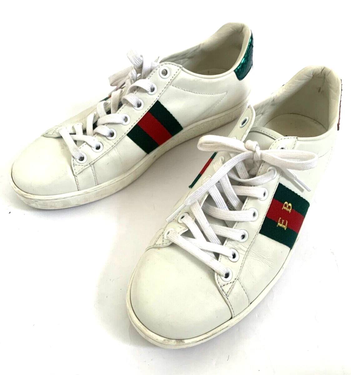 Gucci red and green trainers sale