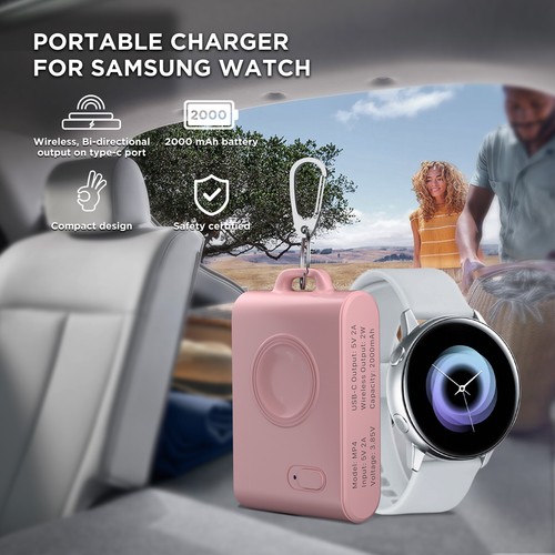 Wireless Magnetic Charger For Samsung Galaxy Watch 5/5 Pro/4/3/Active 2/Classic - 第 21/29 張圖片