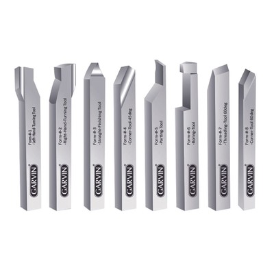 5Pc 1/2'' Shank Indexable Carbide Insert Lathe Turning Tool Set In Wooden Box C6 - Foto 8