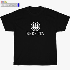 New Shirt BERETTA Guns Firearms Logo Black T-Shirt Size S-3XL