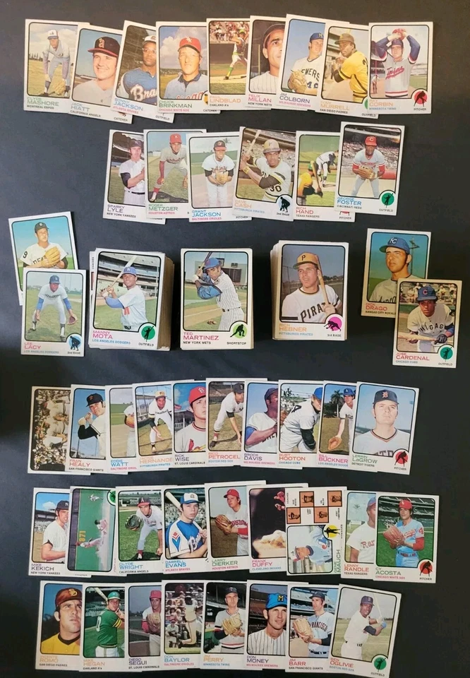 1973 年 Topps 初学者套装 - 495 不同 - VGEX 到 EX - Darrell Evans | 更多! — 第 3/4 张图片