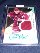2010-11 SPX Oliver Ekman-Larsson Auto Jersey Rookie 477/799 RC ** TORONTO **