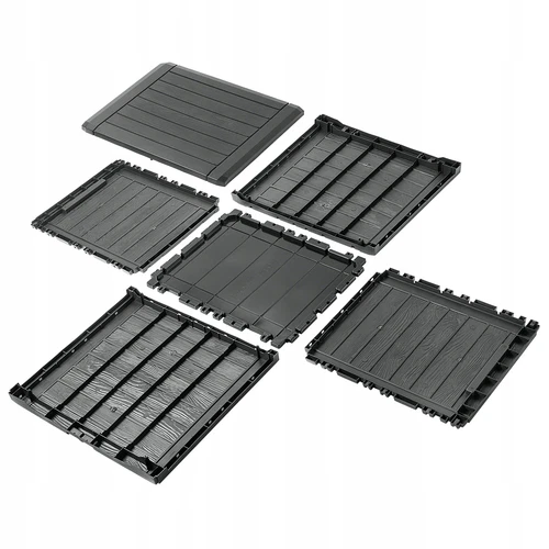 KADAX Gartenkiste, Aufbewahrungsbox aus Kunststoff - Bild 17 von 23