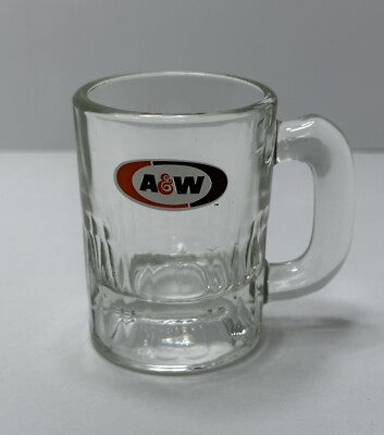 Vintage Collectors A&W Root Beer Mini Mug Logo AW Original Authentic 3.1''In Tall