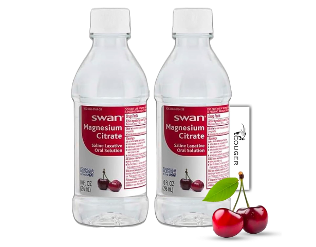 Swan Magnesium Citrate Saline Laxative Oral Solution 10 oz, Cherry