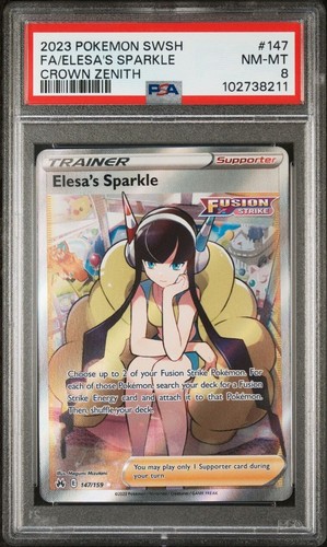 Elesa's Sparkle graded PSA 8 for sale on eBay
