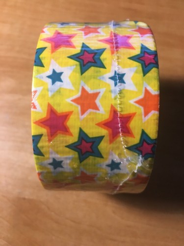 1 Roll Scotch 3M Duct Tape Yellow Star Struck Size 1.88" by 10YD Brand New - Picture 4 of 4