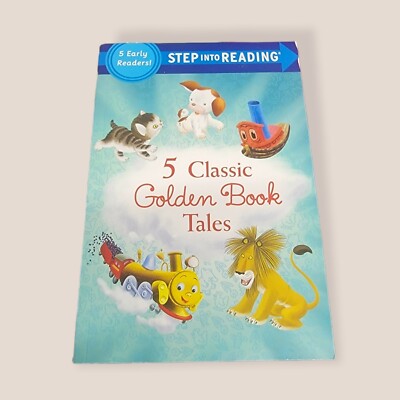Step into Reading 5 Classic Golden Book Tales Brand New Unread Free Shipping