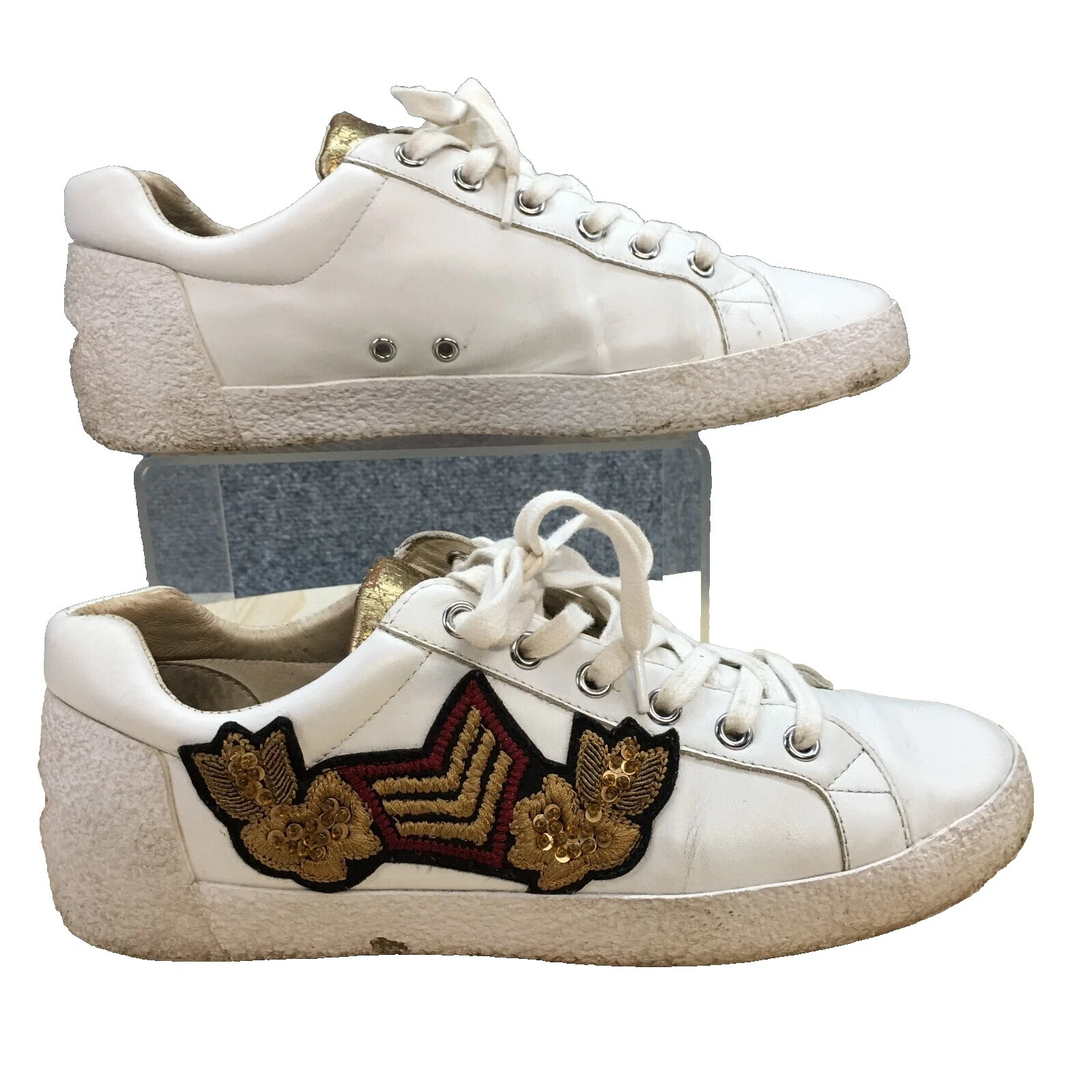 Ash Leather Upper Comfort Shoes for Women