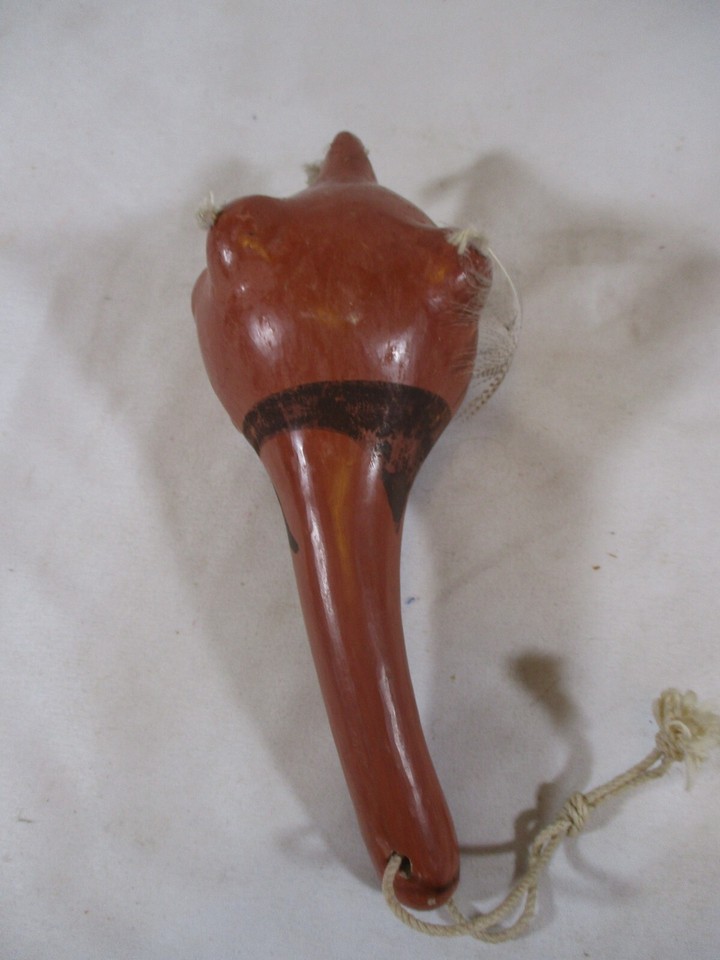 Rare Vintage - Hopi Pottery - Mudhead Rattle - 8