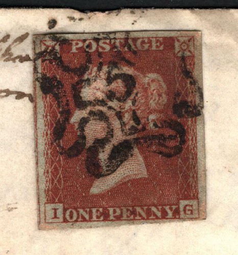 GB CARTA HISTÓRICA CIENCIA ASTRONOMÍA ¿Thomas Dick? 1d rojo 1844 T31 - Imagen 6 de 12