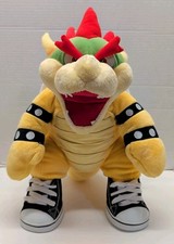 Build-a-bear Nintendo Super Mario Bros Bowser King Koopa plush High Top Sneakers