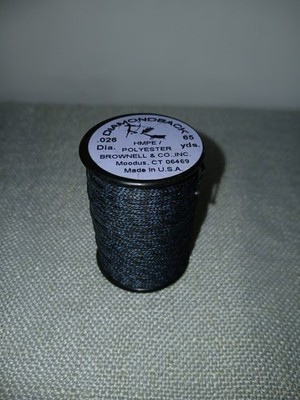 Brownell Diamondback Serving, .026  Dark Blue & black