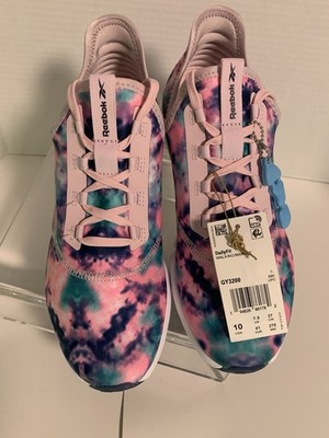 Reebok Women's DailyFit Walking Sneaker in Beautiful  Pink & Blue / Soft Size 10