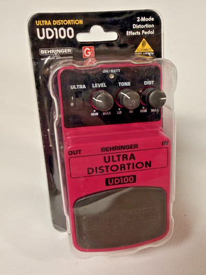 *NEW UNOPENED* Behringer ud100 ultra distortion 2 mode effects pedal