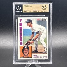 1984 Topps - DON MATTINGLY ROOKIE RC #8