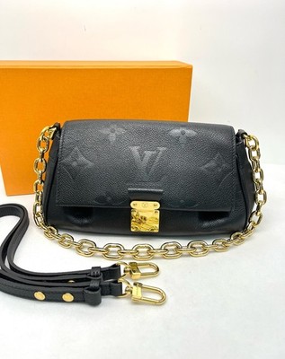 LV Louis Vuitton Favorite Monogram Empreinte Leather Shoulder Bag [Duties Paid]
