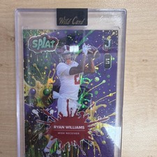 Wild Card Splat 1/1 Ryan Williams Wide Receiver Football Trading Card 2025