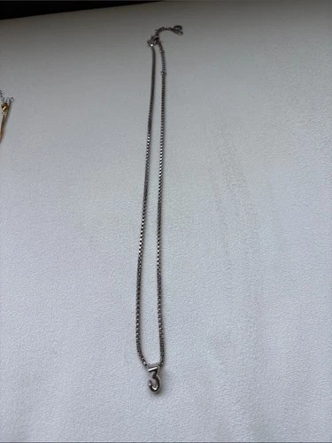 BaubleBar lucky number bubble necklace silver - product listing photo