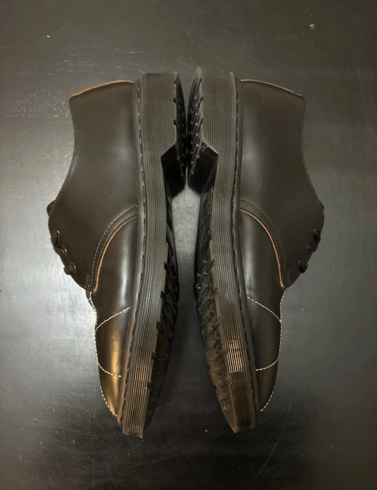 Dr Marten Supreme 1461 Spider Web Black Leather Loafers - Image 4 of 4