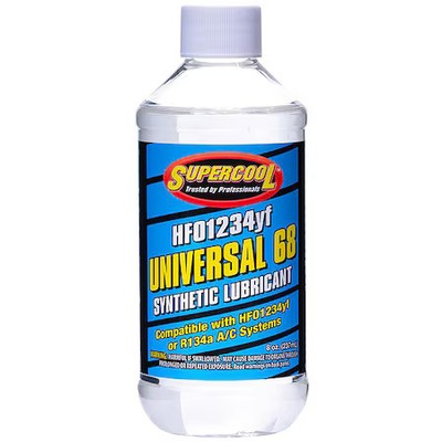 Supercool 48663-8 Ac Refrigerants And Lubricant, 8 Oz, Clear