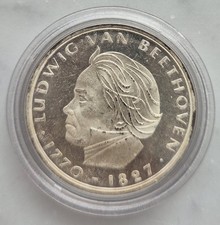 BRD 5 DM Gedenkmünze 1970 - WOLFGANG VAN BEETHOVEN F