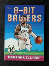 2025-26 Topps DAMIAN LILLARD 8-Bit Ballers Milwaukee Bucks #8B-8