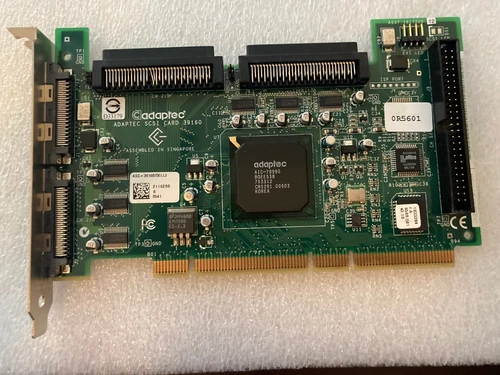 Scheda Controller Adaptec SCSI Dell ASC 39160 UP601