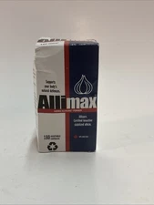 ALLIMAX Garlic Supplement 180 Count Bioactive Allicin Immune Support Capsules