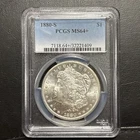 1880-S Morgan Dollar PCGS Certified MS64+