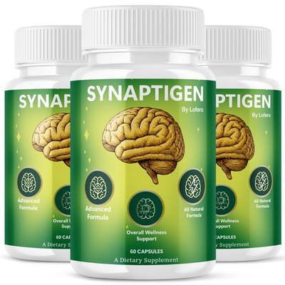 (3 Pack) Synaptigen Capsules, Brain & Cognitive Support Memory Pills (180 ct)