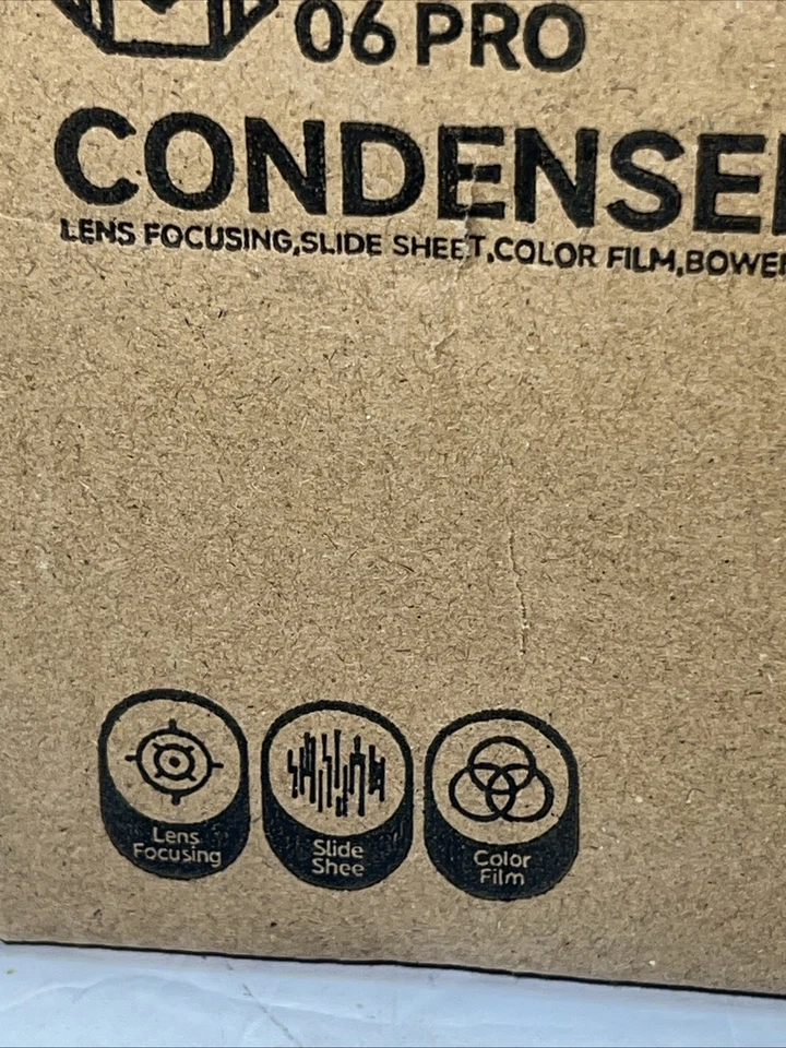 Película de color de hoja diapositiva de enfoque de lente condensadora profesional MM-06 Foto 4 de 4