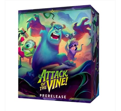 Disney Lorcana Attack of the Vine! Prerelease Kit (SIX booster packs!)