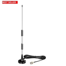 20-1300MHz Police Scanner Magnetic Base Antenna, BNC Male Connector