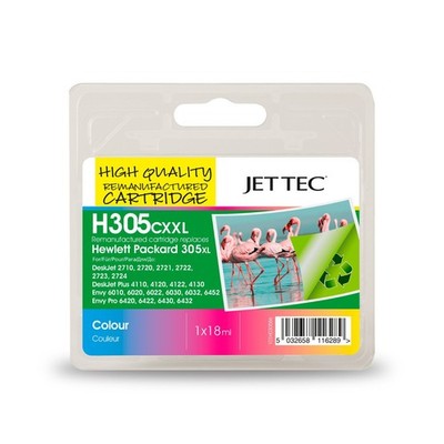 H305XXL Farbe Jettec Nicht-OEM-Tintenpatrone als Ersatz für HP305, HP305XL