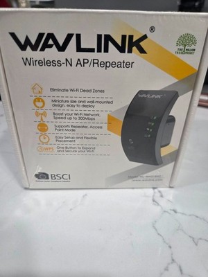 WavLink Wireless-N AP/Repeater (Model: WL-WN518W2 Black)
